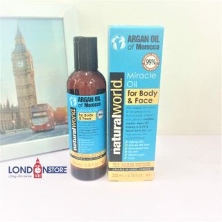 Tinh dầu chăm sóc da mặt và body Argan Oil Of Morocco Miracle Oil