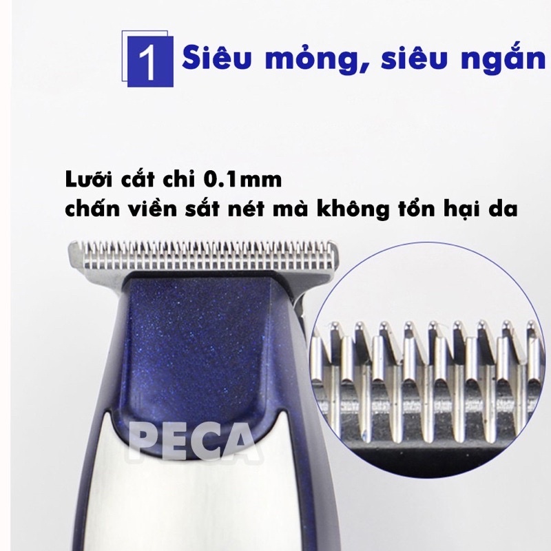 Tông Đơ Chấm Viền Kemei 5021 ⚡Hàng Cao Cấp⚡ Chấm Viền Chuyên Nghiệp Cho Thợ Tóc, Barber Lưỡi Siêu Mỏng