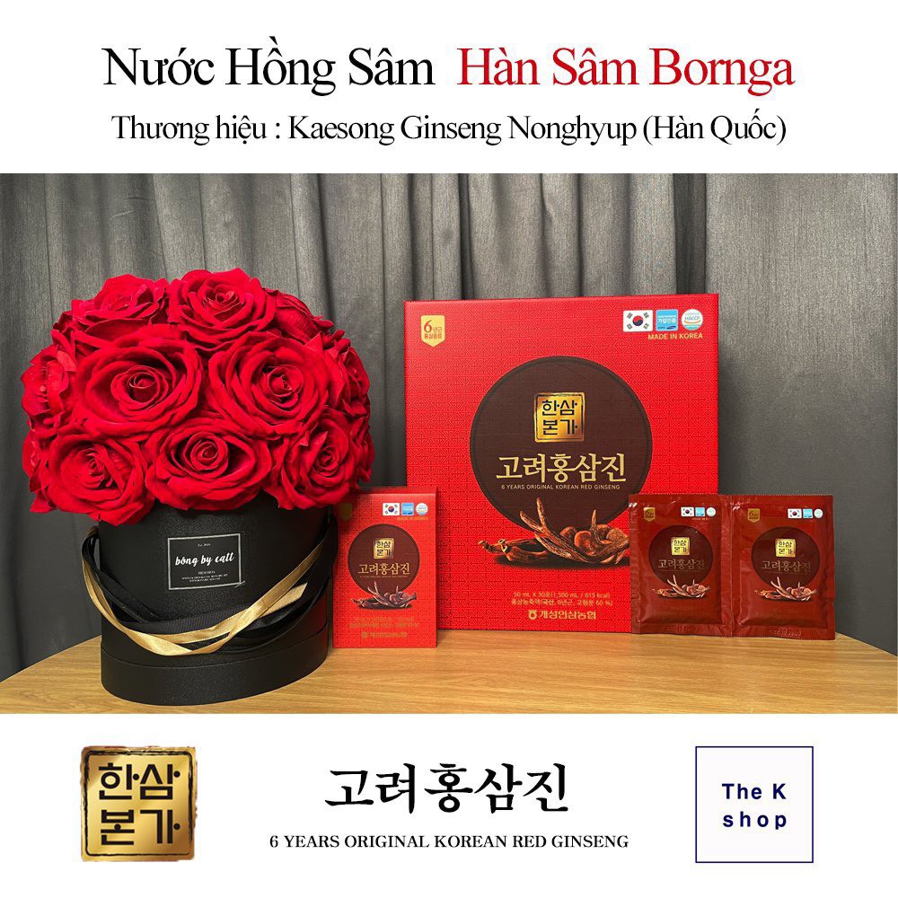 Nước hồng sâm hàn quốc Sâm Bornga nhập khẩu Hàn Quốc Bồi Bổ Sức Khỏe