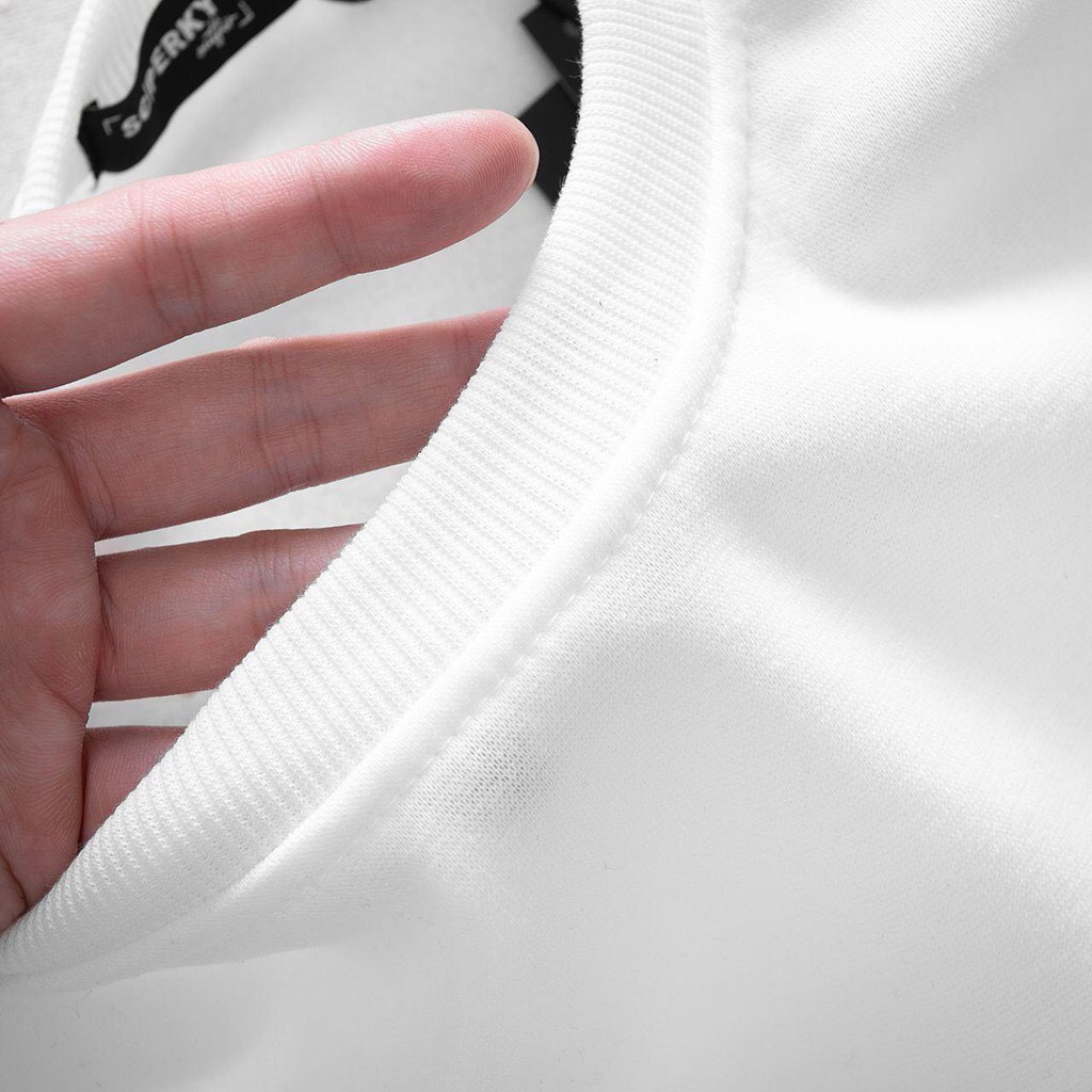 Áo thun sweater dài tay cổ tròn Nam Nữ Unisex chất nỉ poly Thái mềm mịn thu đông giữ nhiệt | WebRaoVat - webraovat.net.vn
