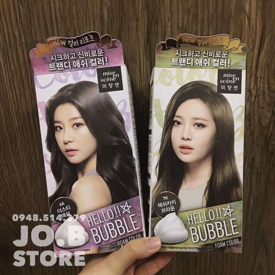 Gội Nhuộm Miseen Scene Hello Bubble Foam