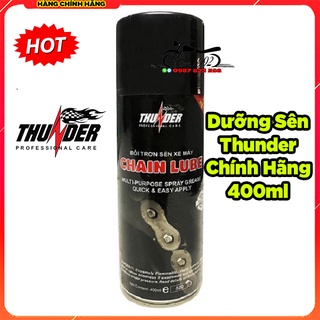 Xịt Dưỡng Sên Thunder Chain Lube 400ml
