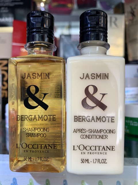 Sữa tắm+ gội+ xả L’occitane Jasmin & Bergamote 50ml x 3 chai