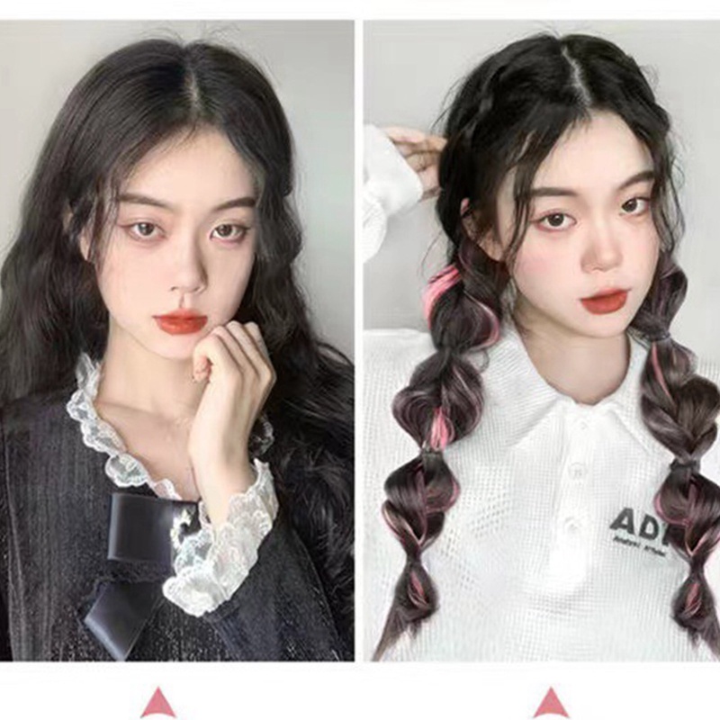 Tóc Giả Thắt Bím Đuôi Ngựa Bằng Sợi Tổng Hợp Co Giãn Cao Tự Nhiên Cho Nữ