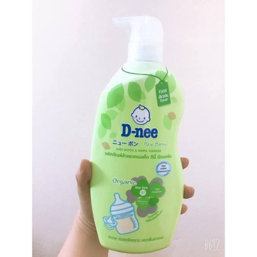 Nước rửa bình sữa Dnee oganic thái lan 620ml