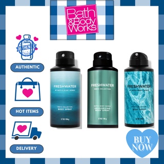 Xịt Thơm Toàn Thân Dành Cho Nam Bath And Body Works Freshwater