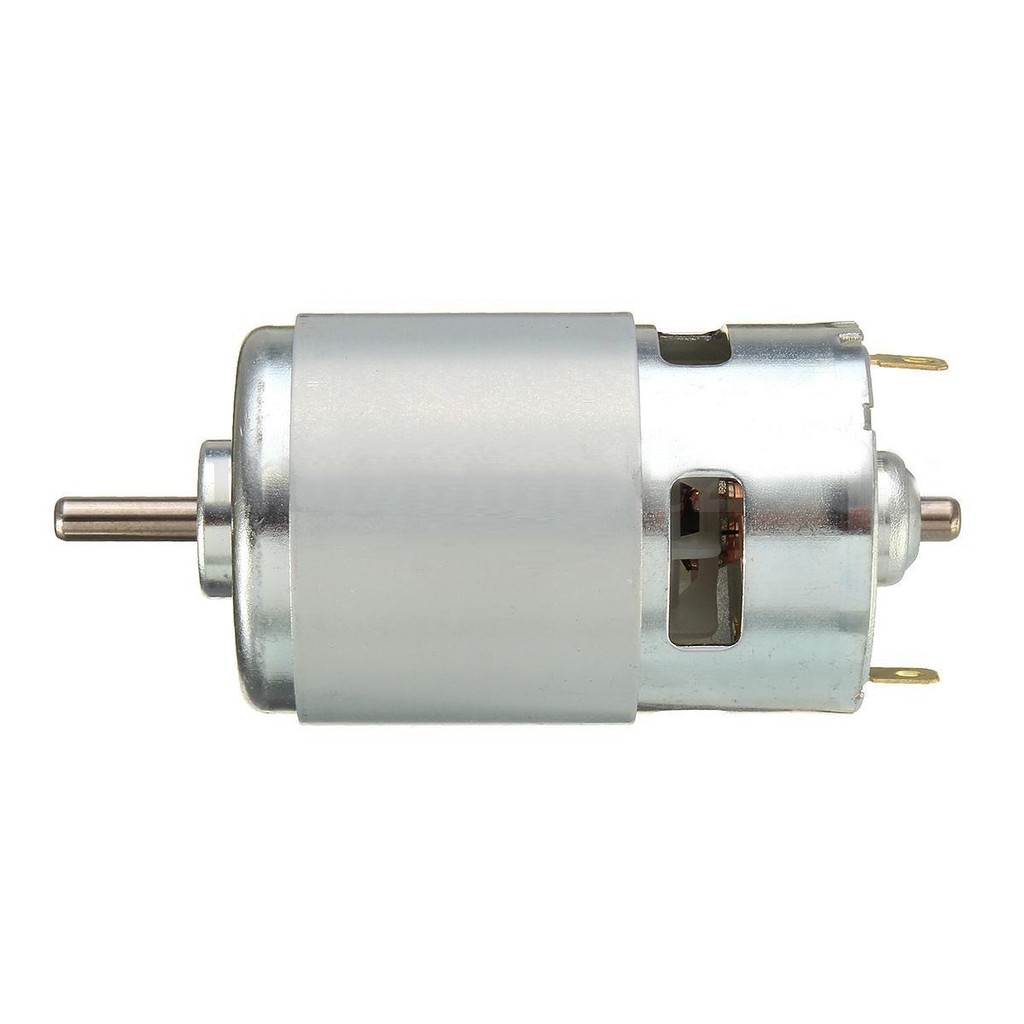 [HCM] Notor 775 Trục Tròn 12V-24V 120W dùng chế tạo đồ chơi, xe hơi, tàu thuyền, em yêu khoa học