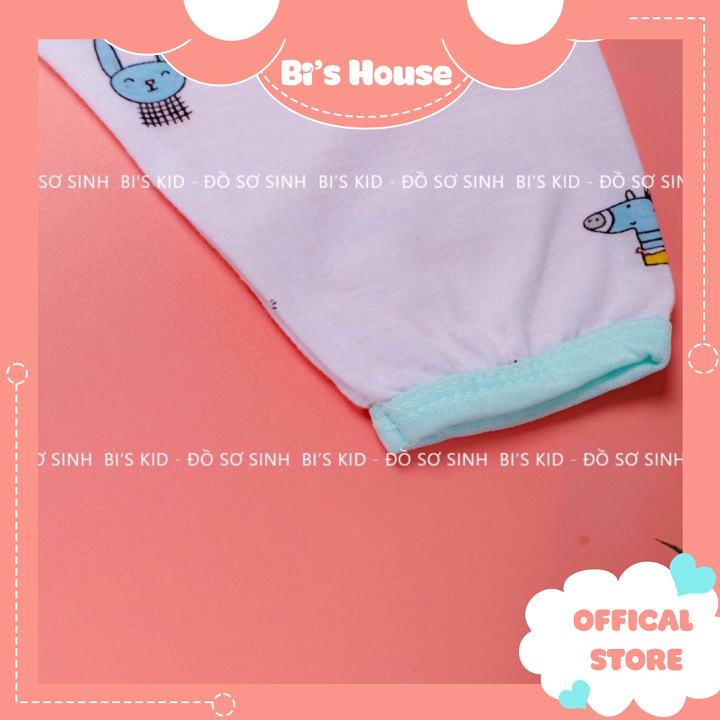 Quần sơ sinh cotton in hình họa tiết ,thấm hút cho bé từ 3-8kg