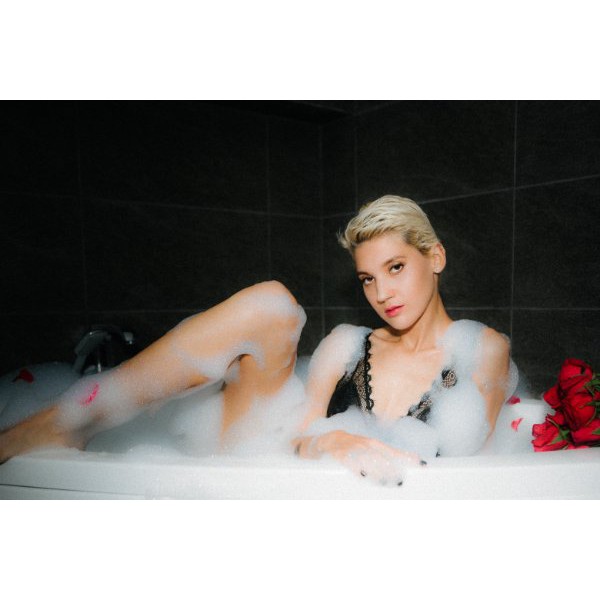 Bộ đồ lót ren nữ BY LINGERIE màu xanh bảo ngọc không gọng không mút B191 | BigBuy360 - bigbuy360.vn