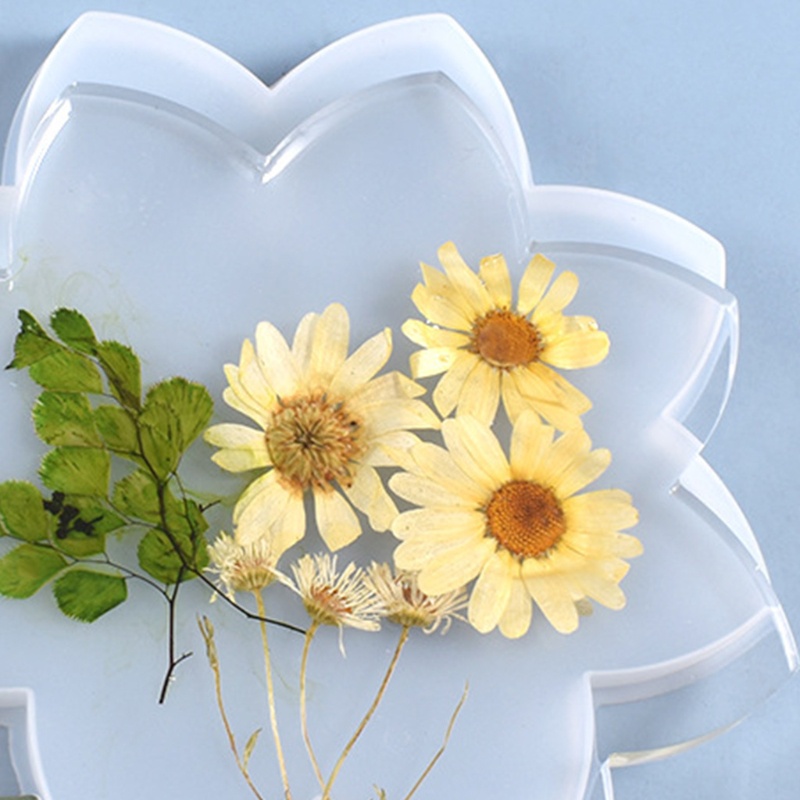 Khuôn silicone làm đế lót ly hình hoa sen DIY