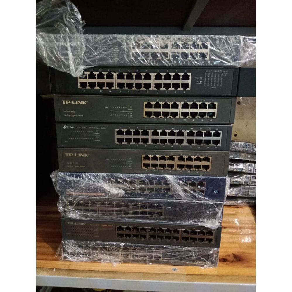 Switch TP Link 16 và 24 port chuẩn gigabit