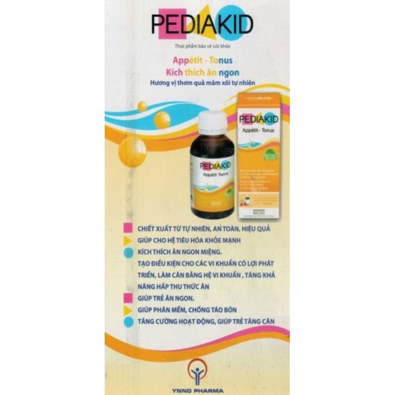 Vitamin PediaKid giúp bé ăn ngon