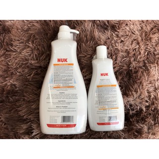 Nước rửa bình sữa Nuk dạng chai