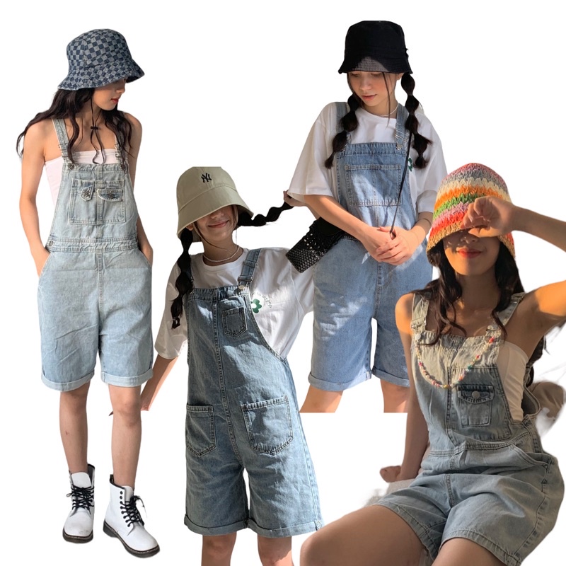 Yếm jeans nữ YA106 YA112 YA113 LOLLIE STUDIO dáng quần