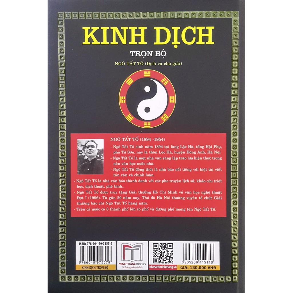 Sách - Kinh Dịch Trọn Bộ (Bìa Cứng) | BigBuy360 - bigbuy360.vn