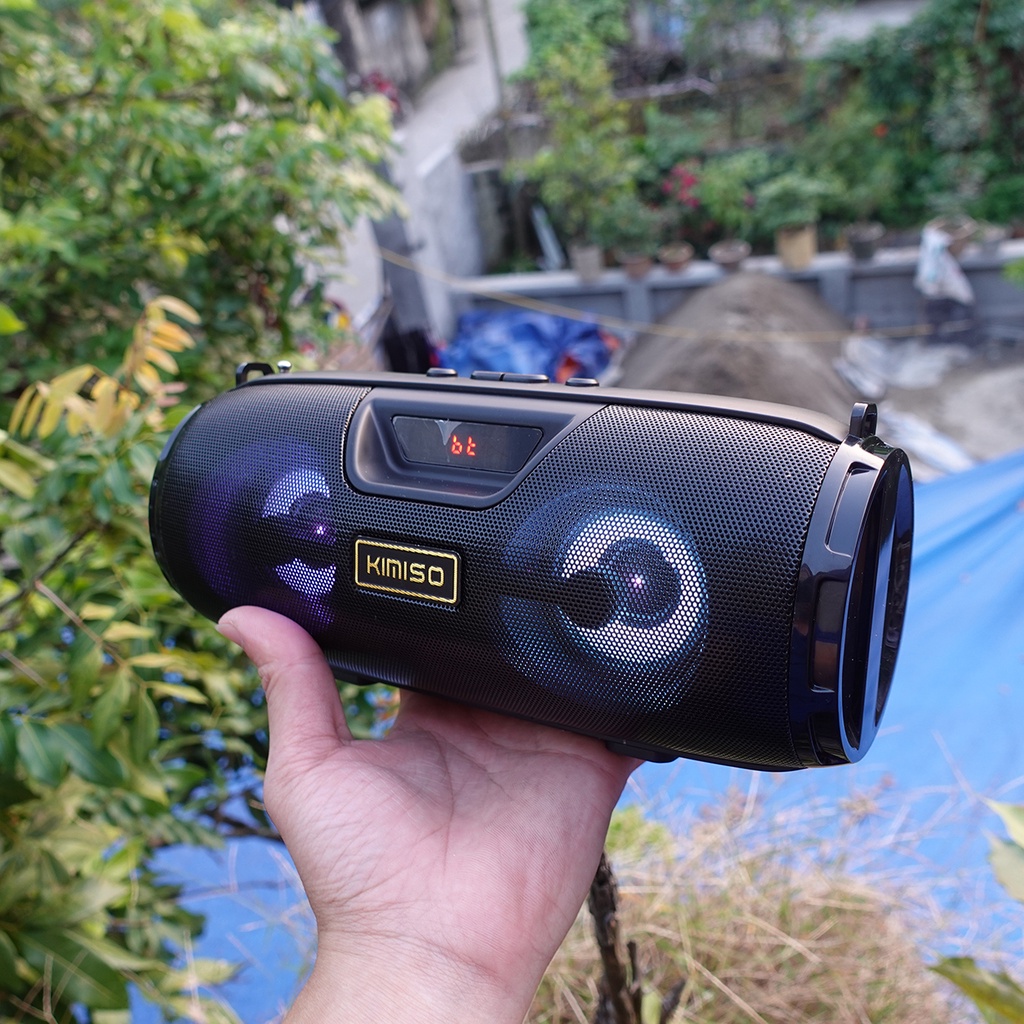 Loa Bluetooth Mini xách tay Kimoso KMS-206 | Loa nghe nhạc nhỏ gọn, Kết nối FM, USB, Thẻ nhớ | Bảo hành 6 tháng