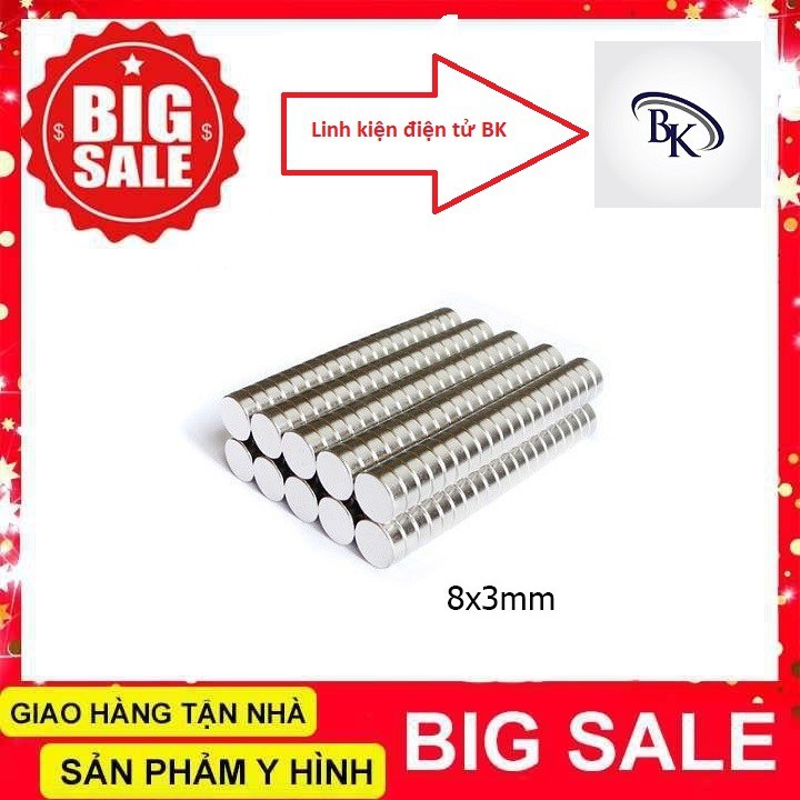 Nam Châm Đất Hiếm Tròn