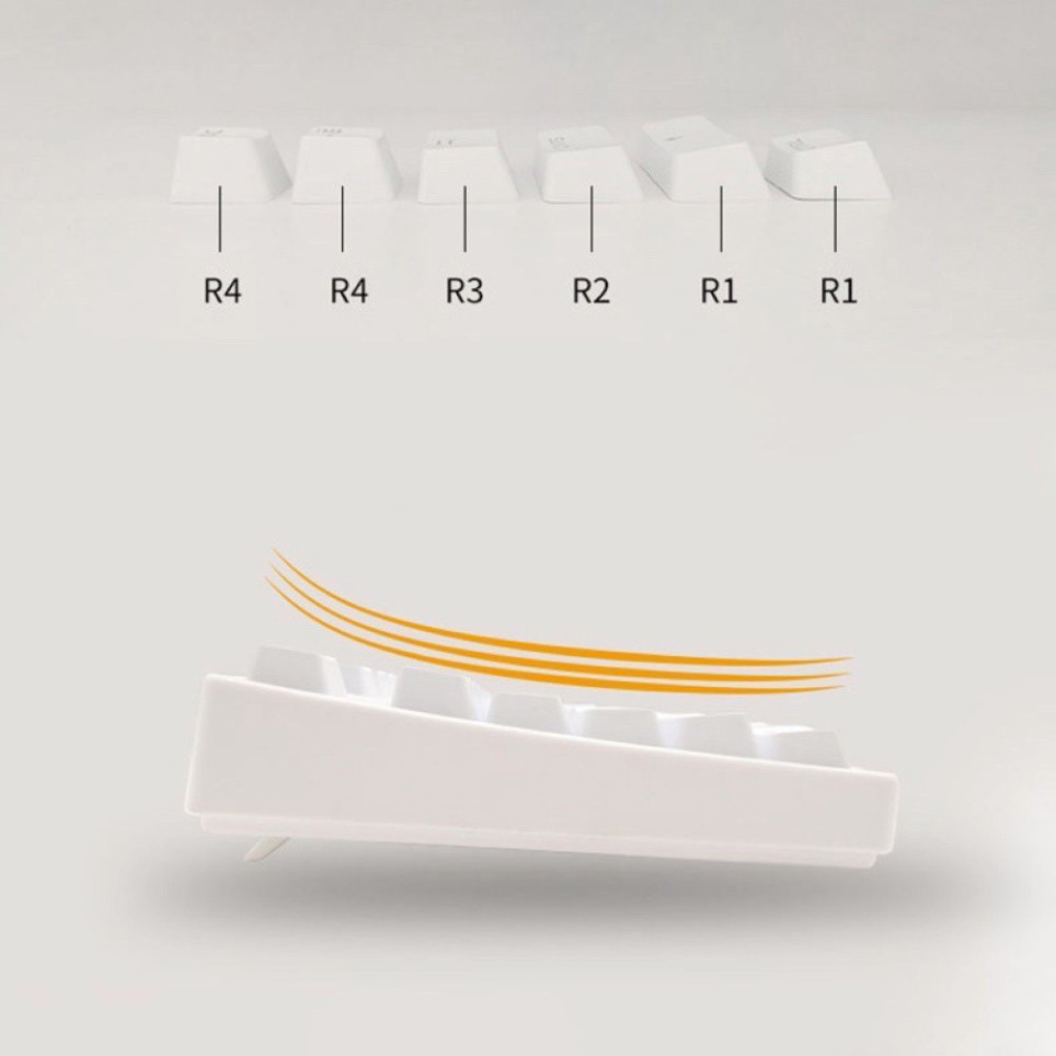 Bộ Keycap ABS xuyên LED nhiều màu 104 phím cho bàn phím cơ