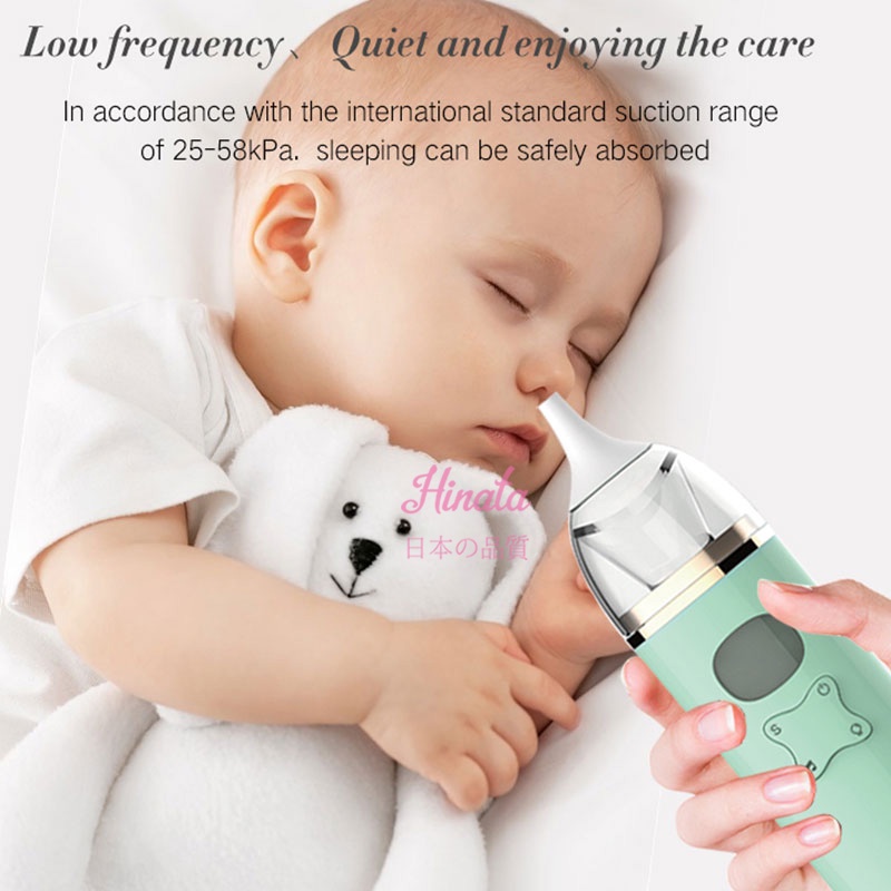 Máy hút mũi tự động HINATA - Tích hợp âm nhạc giúp xoa dịu bé MHM01