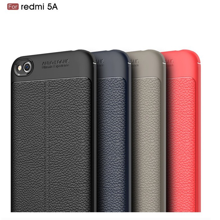 Ốp lưng Xiaomi Redmi 5A nhựa dẻo giả vân da trẻ trung thời trang
