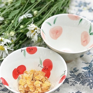 BÁT ĂN SALAD QUẢ ĐÀO/QUẢ CHERRY