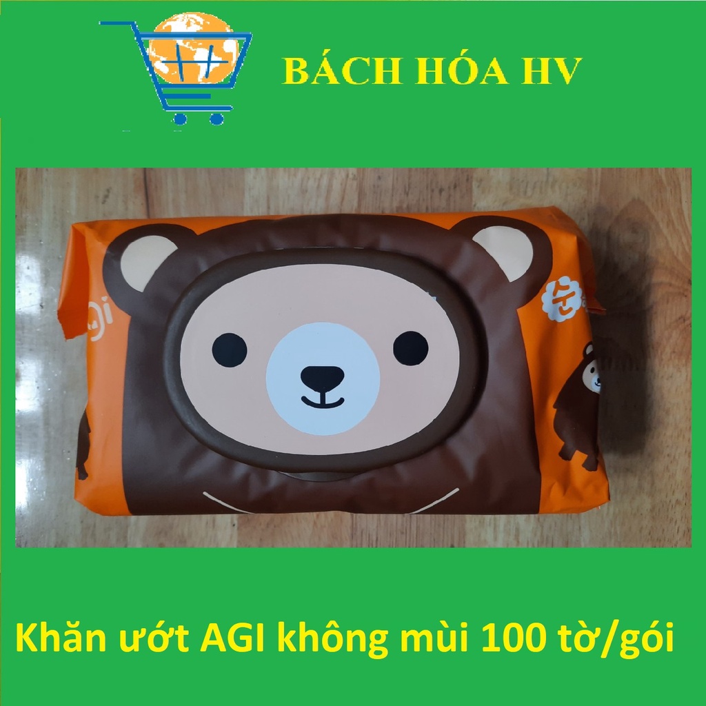 Khăn ước AGI không mùi 100 tờ/gói - BACH HOA HV