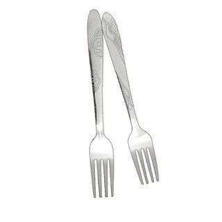 Dĩa ăn hoa quả inox hoa văn