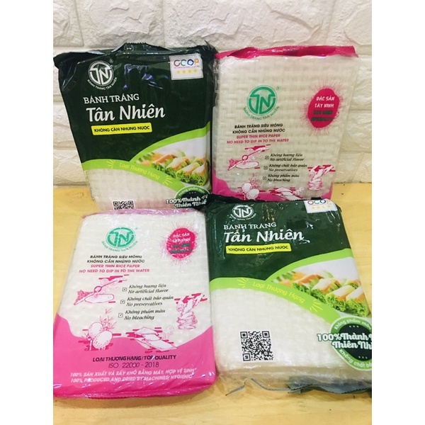 BÁNH TRÁNG TÂN NHIÊN LOẠI THƯỢNG HẠNG SIÊU MỎNG KHÔNG CẦN NHÚNG NƯỚC TL 400G