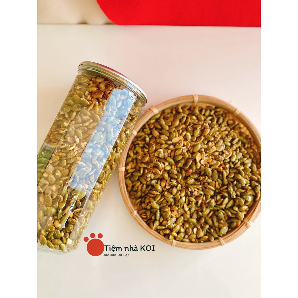 Hạt Bí Cháy Tỏi/ Hũ 500gr - Đặc sản Đà Lạt