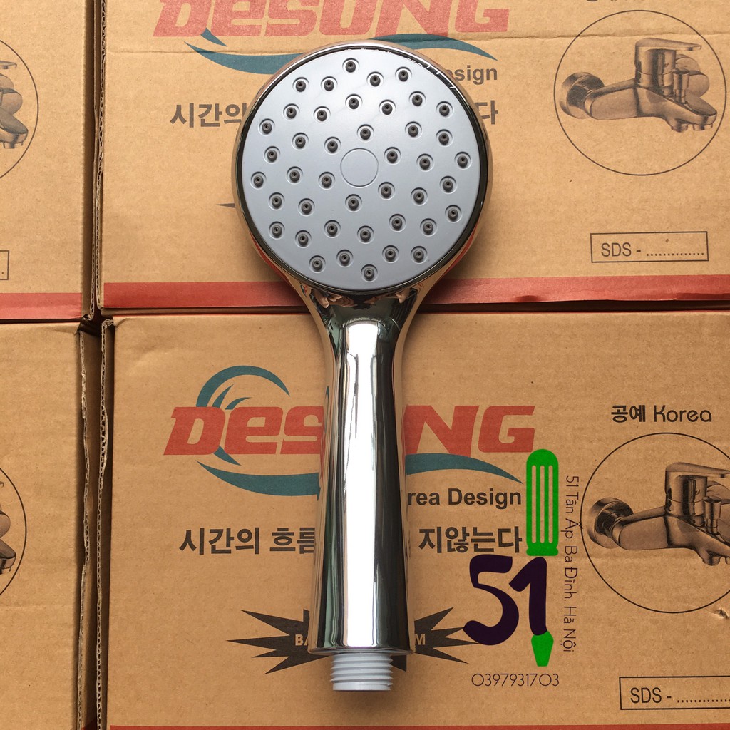 Bộ vòi hoa sen Desung gồm dây sen + bát sen + cài sen