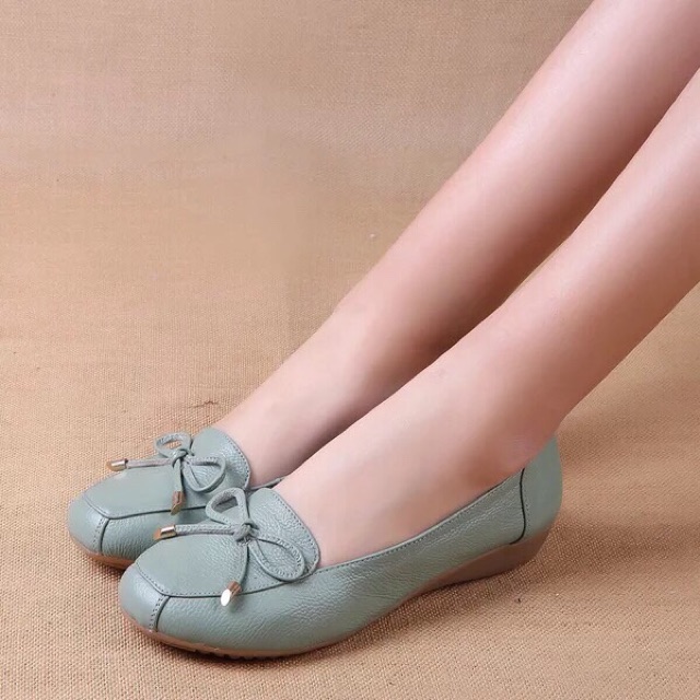 Giày búp bê da bò cắt laze siêu thoáng mát | BigBuy360 - bigbuy360.vn