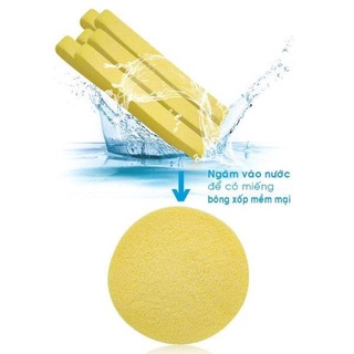 Miếng mút rửa mặt bọt biển của nhật (Giao Màu Ngẫu Nghiên)