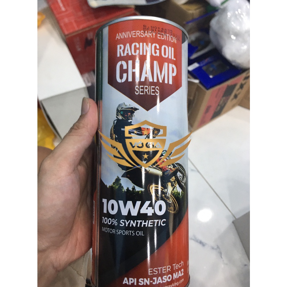 Nhớt Sprayking Racing OIl Champ full tổng hợp 4T dung cho xe số exciter winner sonic satria