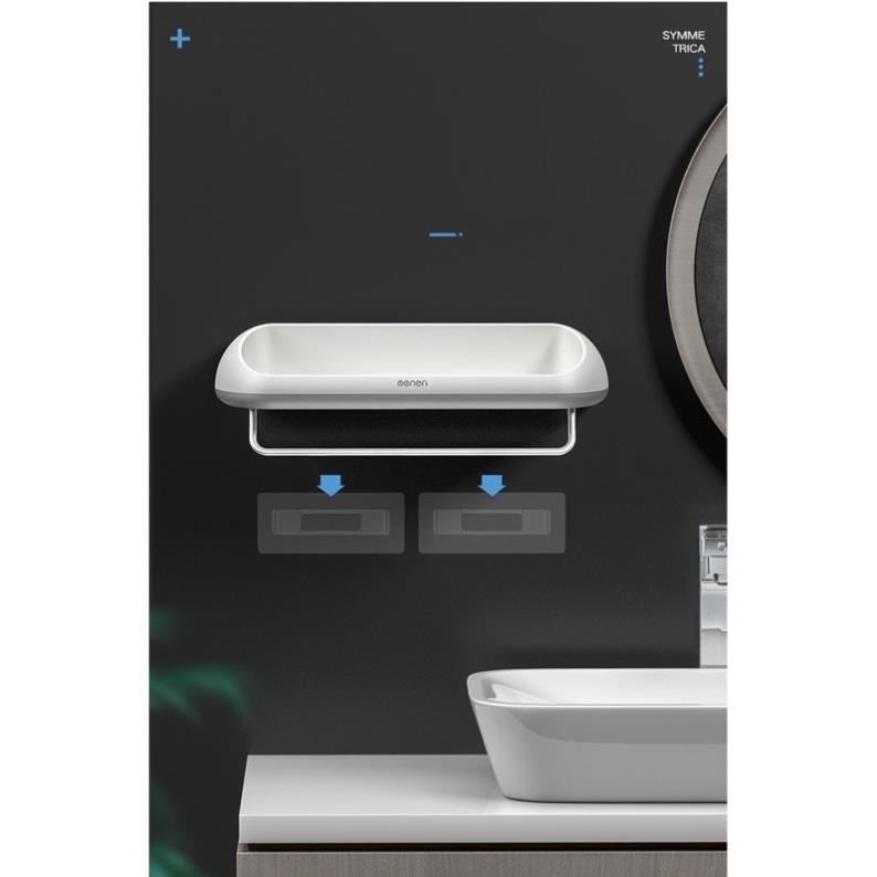 Miếng dán dài Kệ nhà tắm, hộp giấy Ecoco 14x6cm QH's
