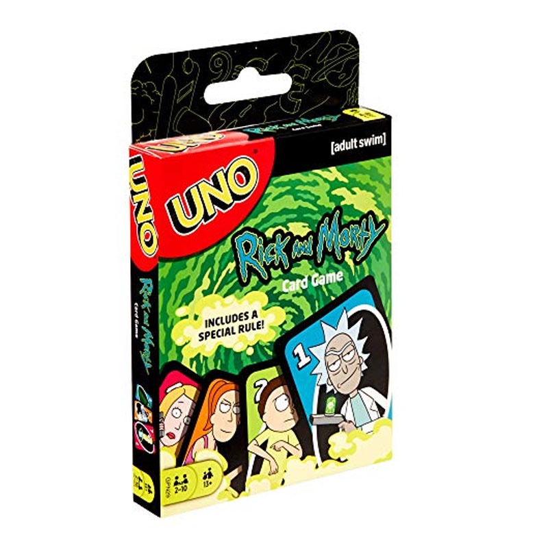 Rick and Morty UNO Bộ Thẻ Bài Trò Chơi Rick and Morty Độc Đáo Thú Vị