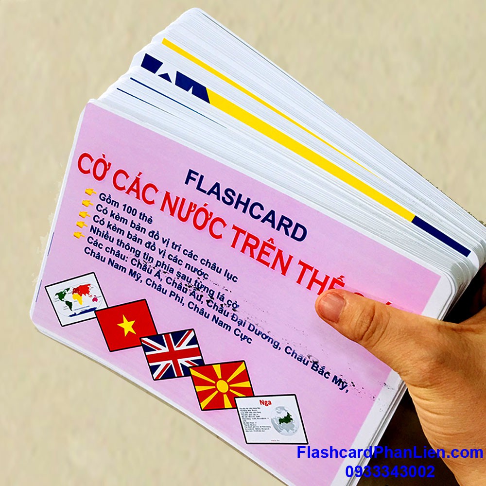 FLASHCARD CỜ CÁC NƯỚC TRÊN THẾ GIỚI TẬP 1