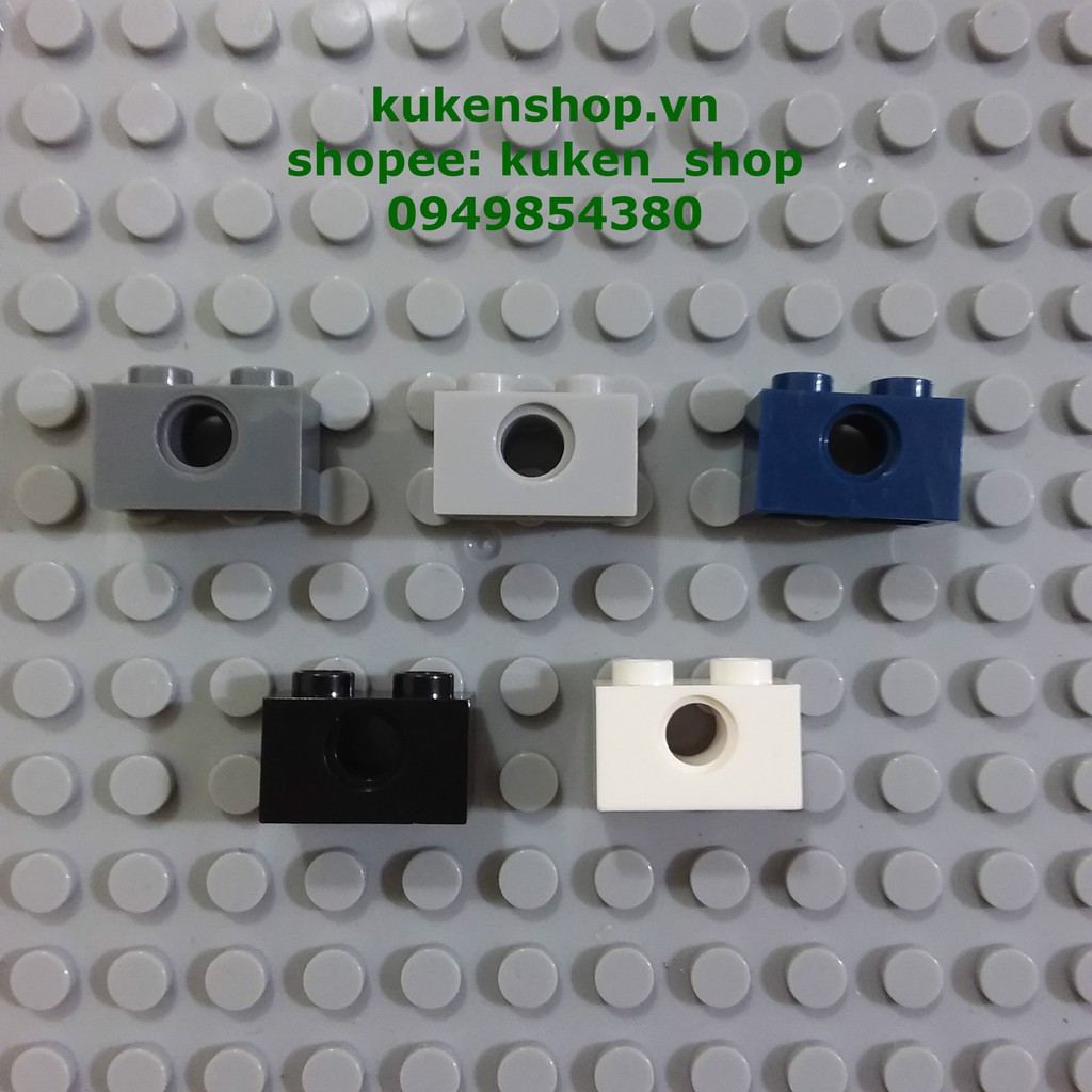 COMBO 10 Gạch 1x2x3 Có 1 Lỗ Xuyên Giữa NO.161 - Phụ Kiện MOC