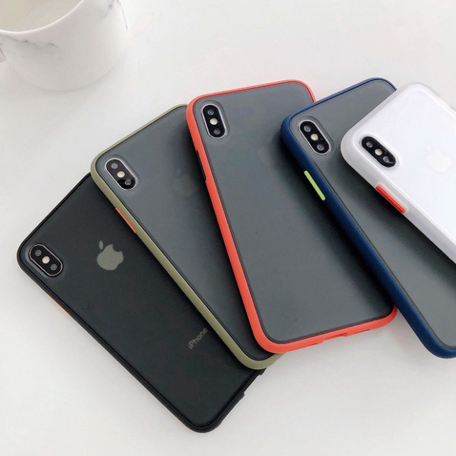 [UHA Case] Ốp lưng iphone Street colors nhám mờ viền  nổi 5/5s/6/6plus/6s/6splus/7/7plus/8/8plus/x/xr/xs/11/12/pro/max