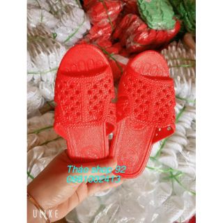 |FAMARAL2 giảm 10k cho đơn 50k|Dép tổ ong đỏ cho bé30,31,,34,35,36,37,38,39,40,41