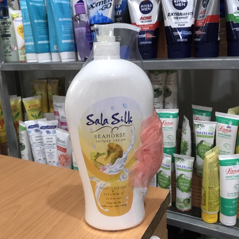 Sữa Tắm Dê Sala Silk 1,2 Lít 3 Mùi hương