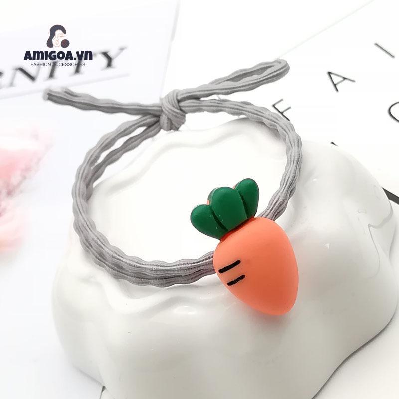 Dây Cột Tóc Hình Cà Rốt Dễ Thương Cho Nữ