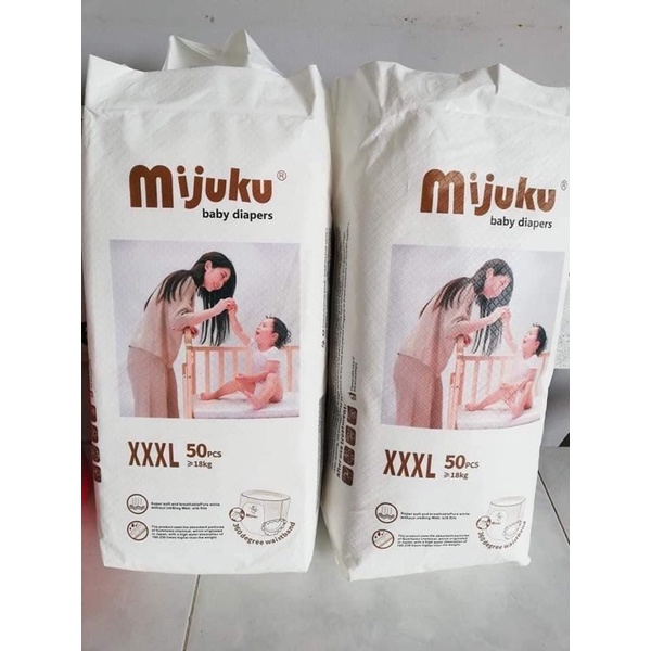 Bỉm MIJUKU xuất Nhật đủ size quần M/L/XL/XXL/XXXL 100 miếng, cam kết hàng công ty nhập khẩu chính ngạch