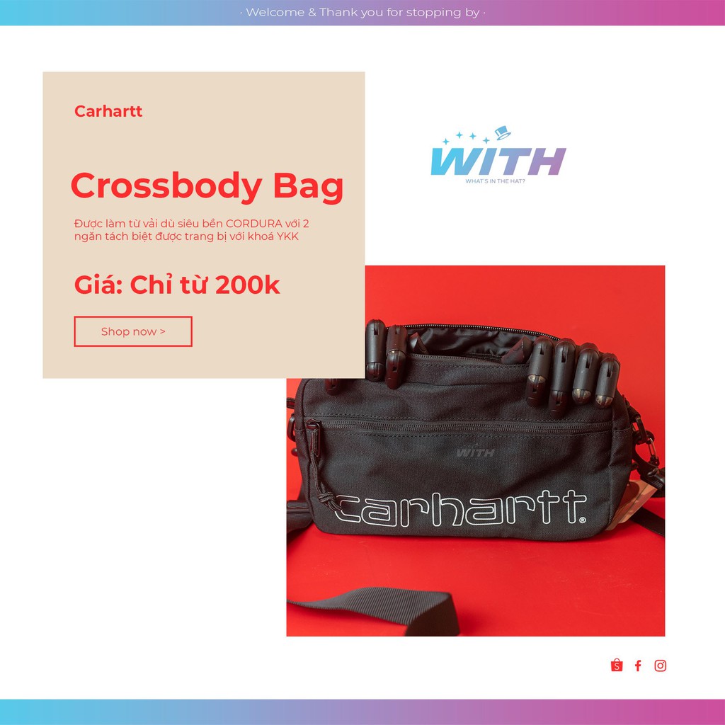 Túi đeo chéo Carhartt
