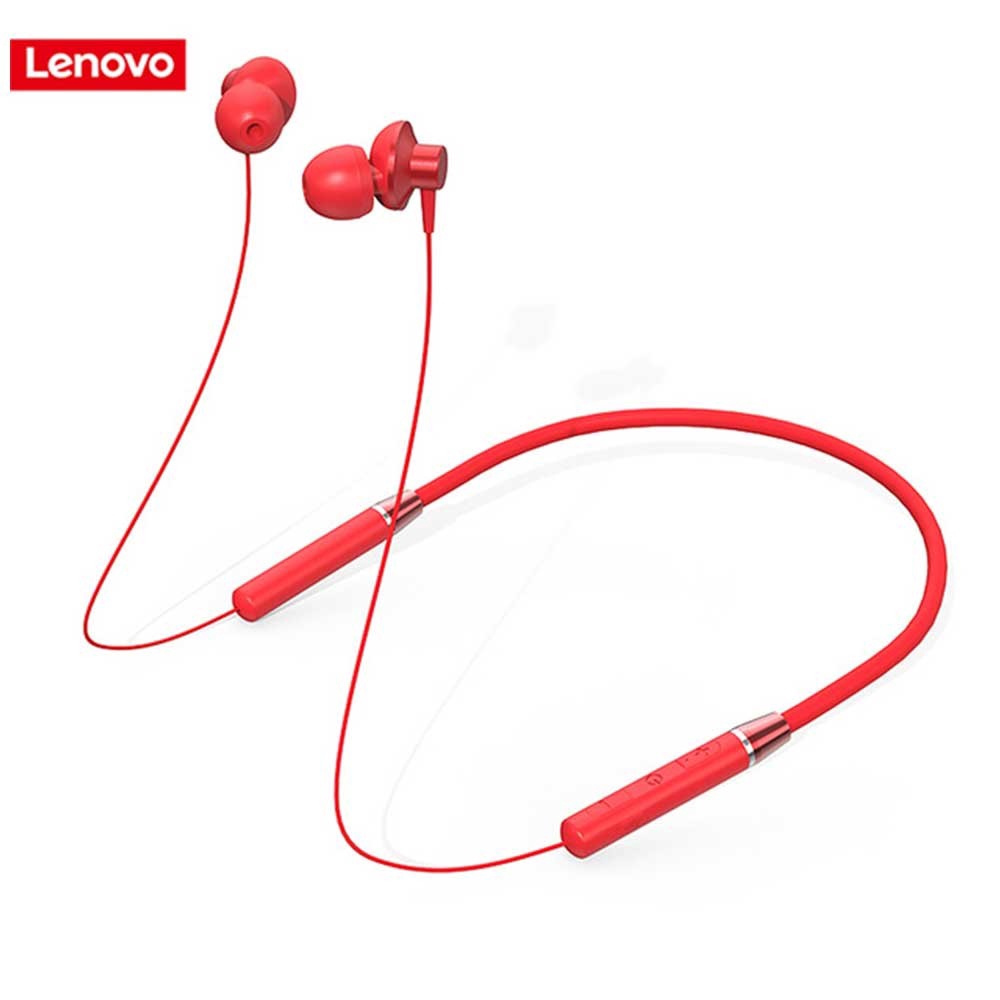 Tai nghe không dây Lenovo HE05 Bluetooth 5.0 thiết kế từ tính tiện dụng để đeo khi chơi thể thao