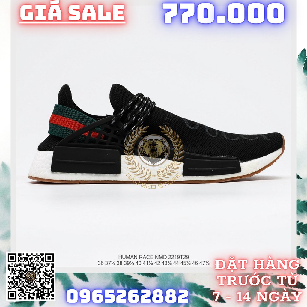 GIÀY SNEAKER MÃ SẢN PHẨM_Adidas Human Race Nmd NHIỀU MÀU PHONG CÁCH FULLBOX + FREESHIP