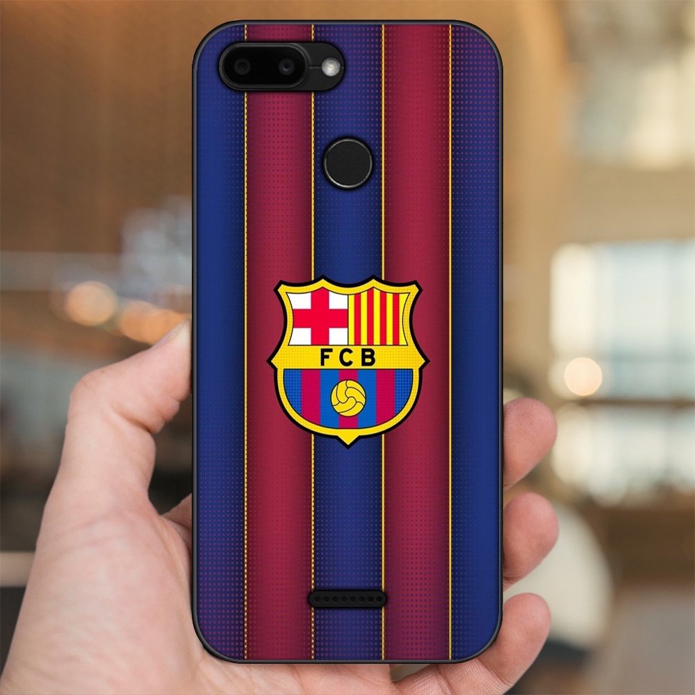 Ốp lưng Xiaomi Redmi 6 viền đen in hình Barcelona Barca