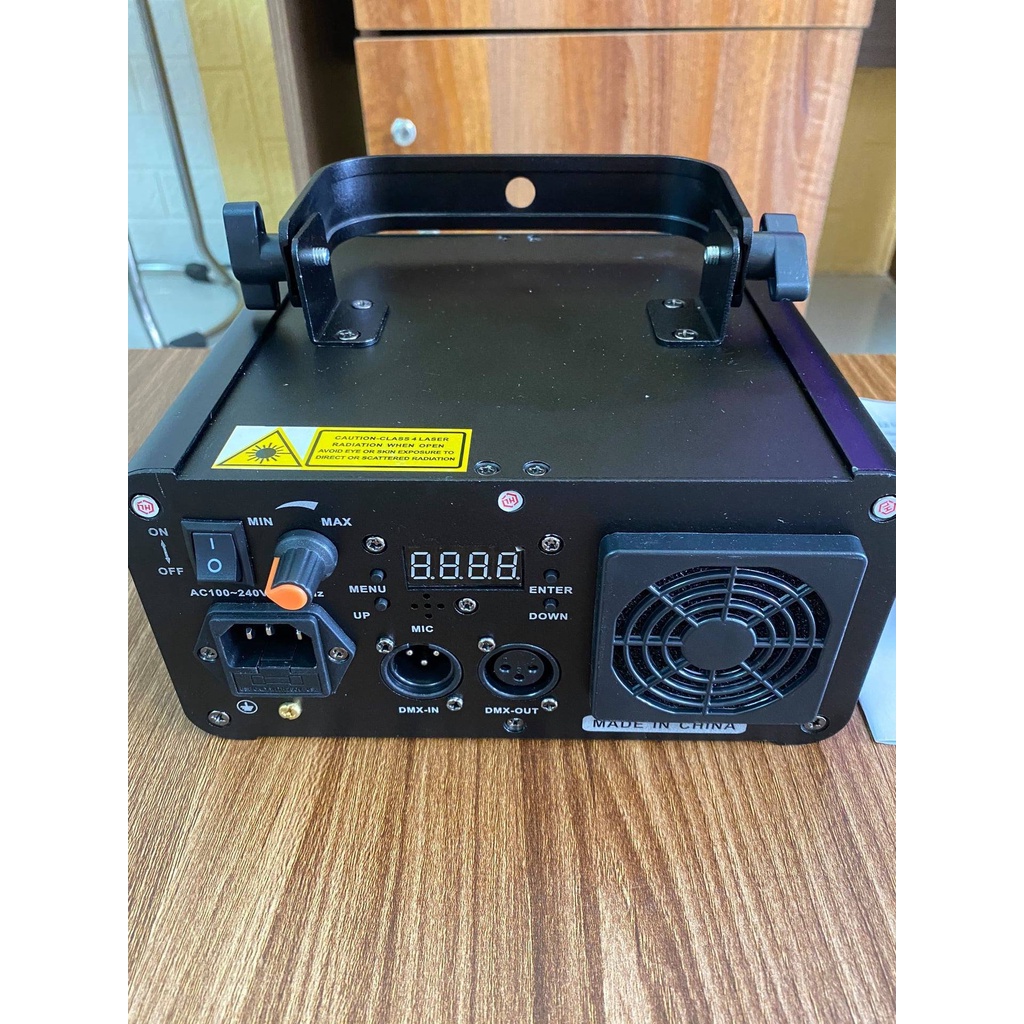 Đèn Laser Bay Phòng 1W RGB 12in1 Chiếu Hình 3D Đi Cảnh Phòng Bay, Karaoke, Vũ Trường…