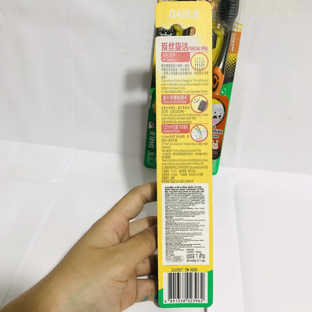 [Hàng Mới] Bàn chải đánh răng DARLIE Nano Charcoal