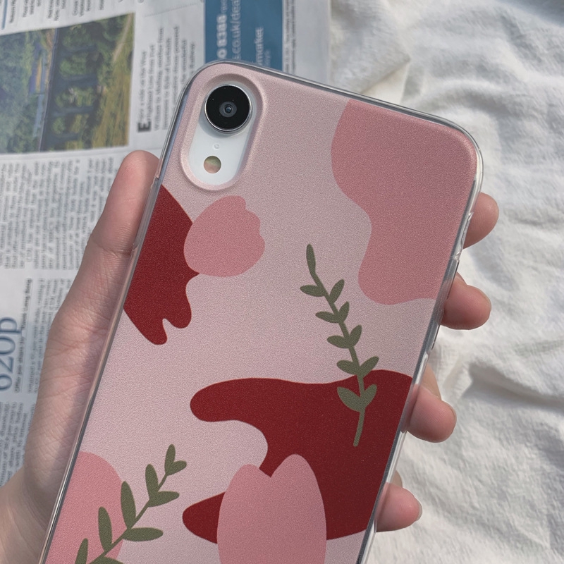 Ốp lưng iphone Ốp Điện Thoại Họa Tiết Hoa retro Chống Rơi Cho iPhoneXR 78p Thế Hệ 14 Dinuo case