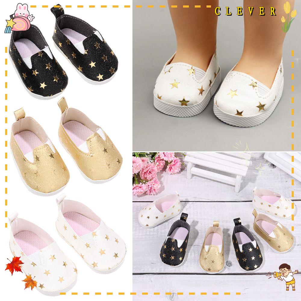 Set 2 Giày Búp Bê Xinh Xắn 6.5cm 16 Inch